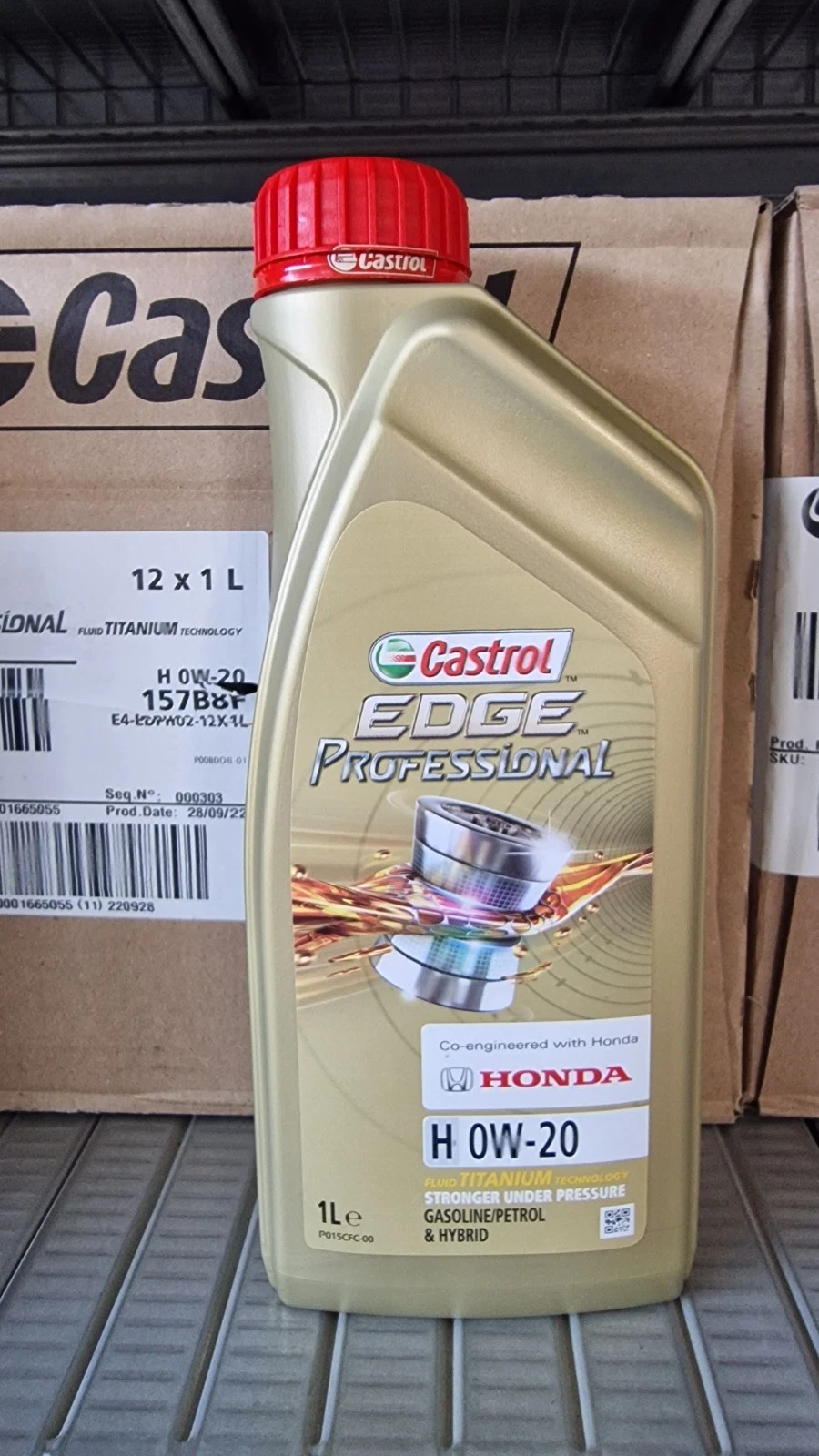 CASTROL EDGE PROFESSIONAL HONDA 0W-20 1 LT OLIO MOTORE VEICLI BENZINA E DIESEL